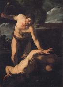 MANFREDI, Bartolomeo Cain and Abel USA oil painting artist